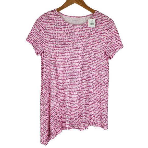 J. Jill Tops New J Jill Pure Jill Pj Seamed Asymmetrical Tee Xs